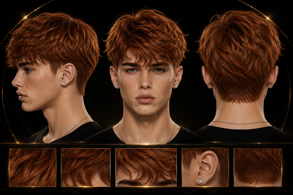 Platinum Wolf Cut