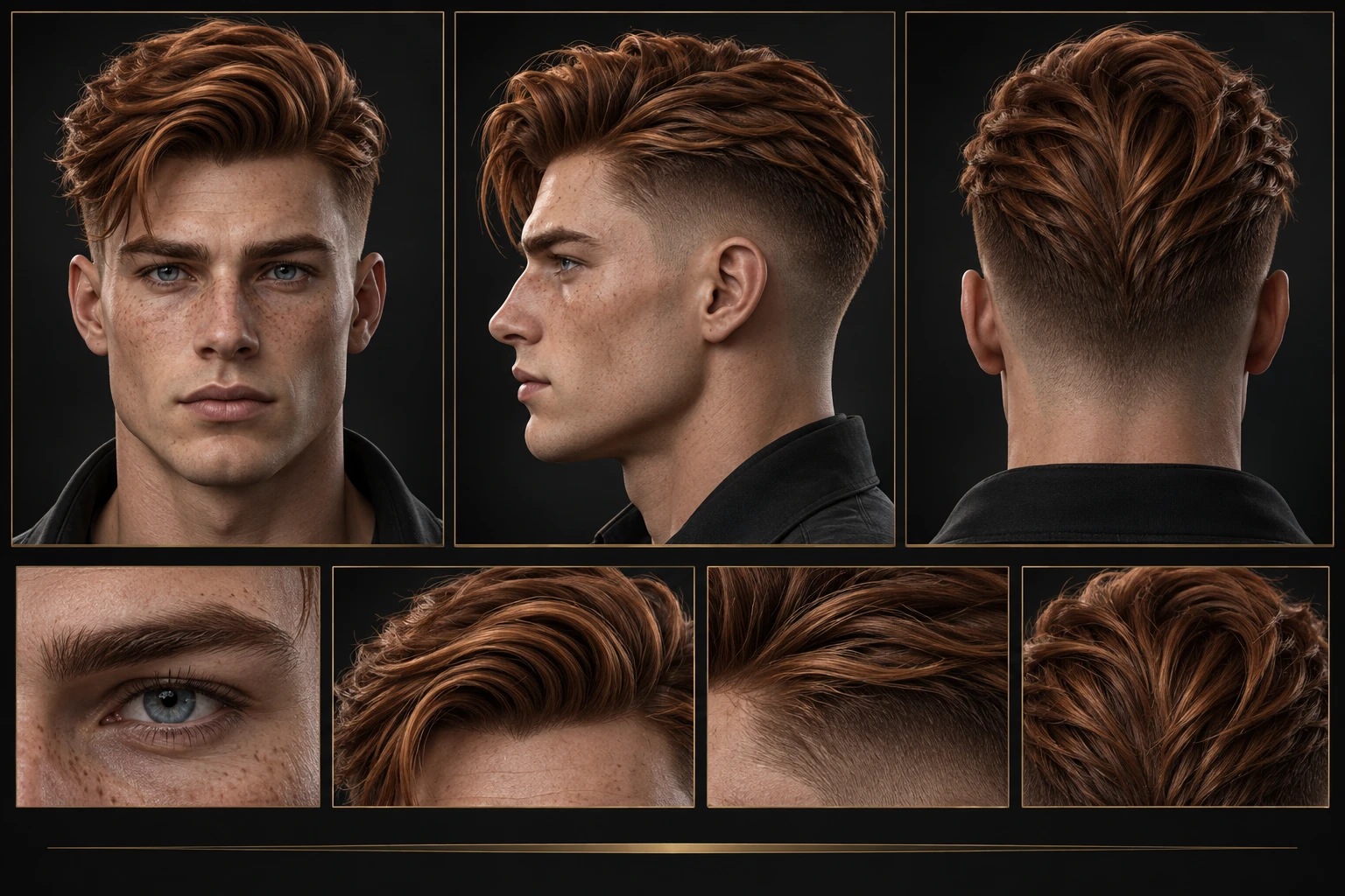 Copper Layered Fade