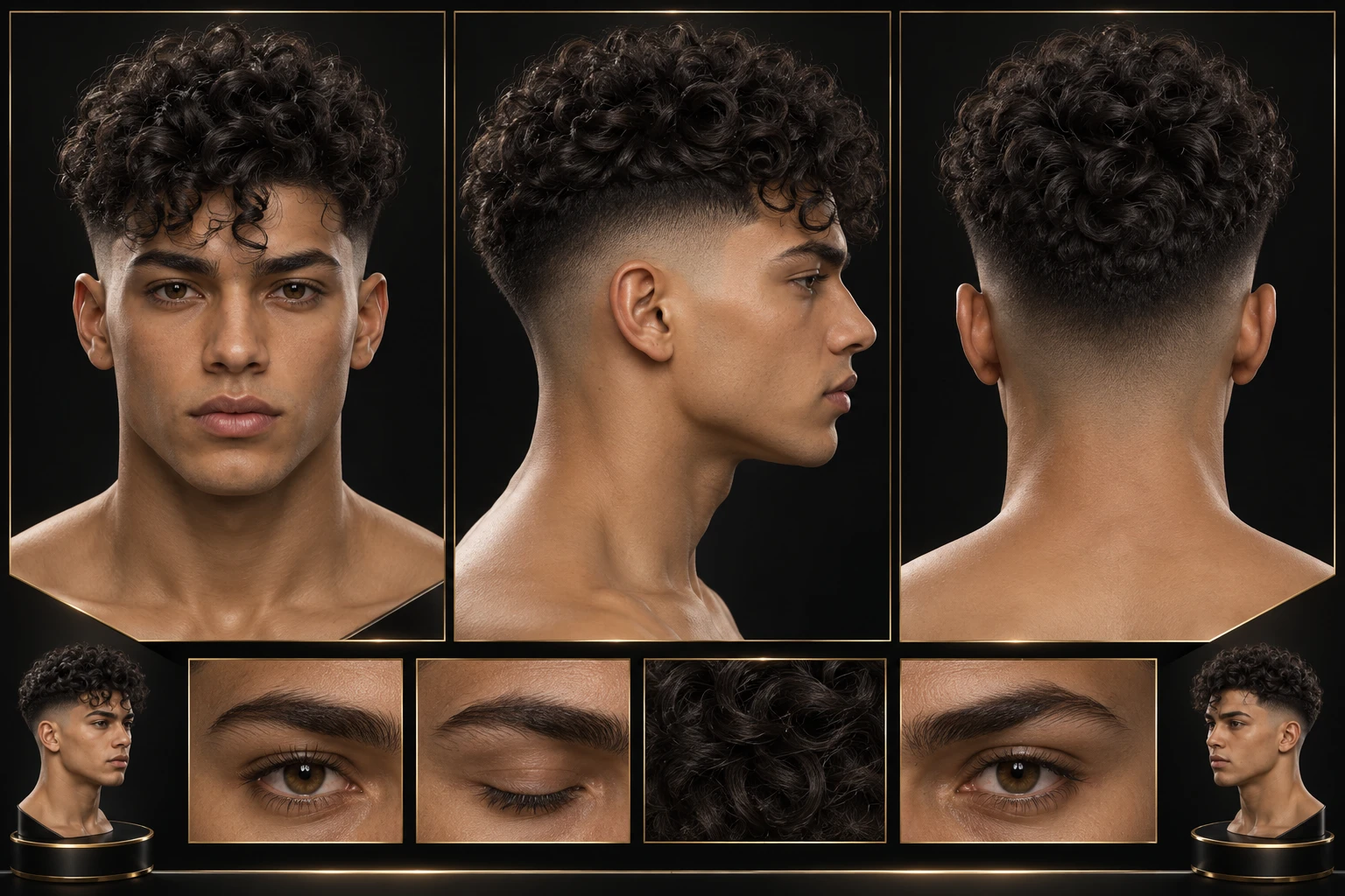 Noir Fluffy Fade 2